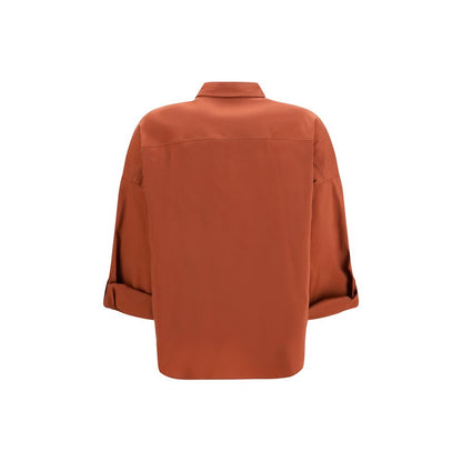 Brown Cotton Shirt