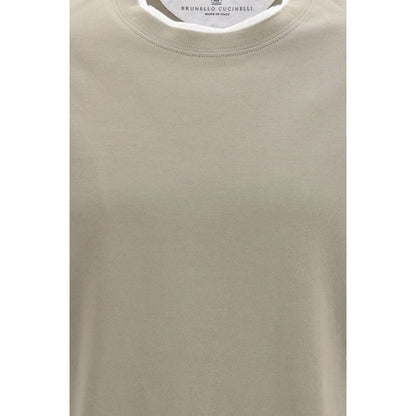 Bicolor Cotton T-Shirt
