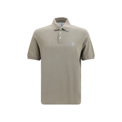 Bicolor Cotton Polo Shirt