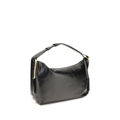 Black Calf Leather Bos Taurus Shoulder Bag