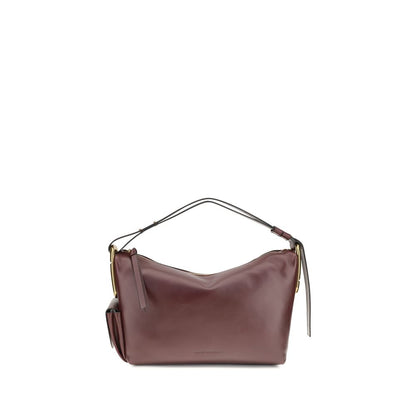 Bordeaux Calf Leather Bos Taurus Shoulder Bag