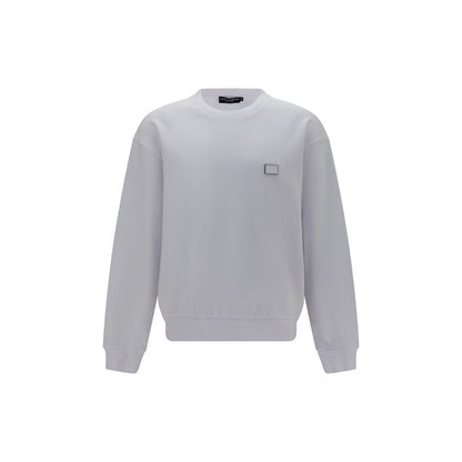 White Cotton Sweatshirt