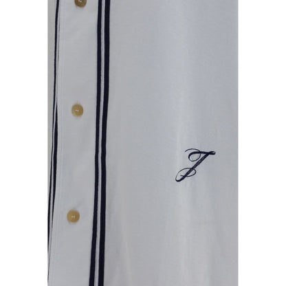 White Cotton Pattern Shirt