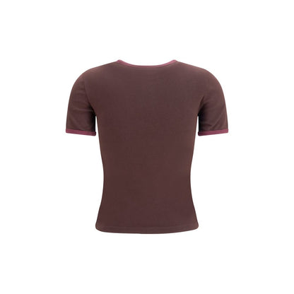 Brown Cotton T-Shirt