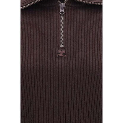 Brown Wool Oves Aries Sweatshirt