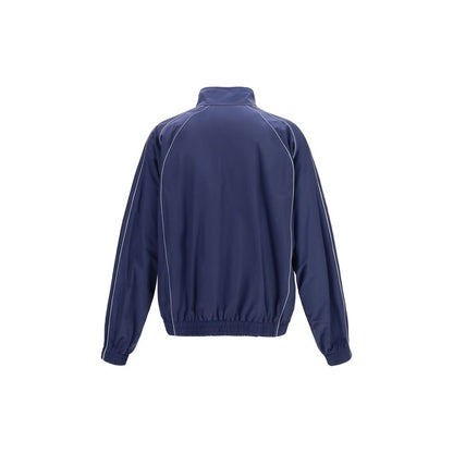 Blue Cotton Shell Jacket