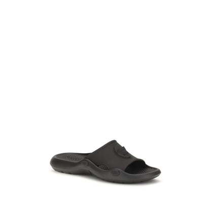 Black Rubber Sandals