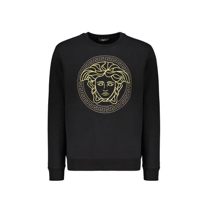 Black Cotton Sweatshirt
