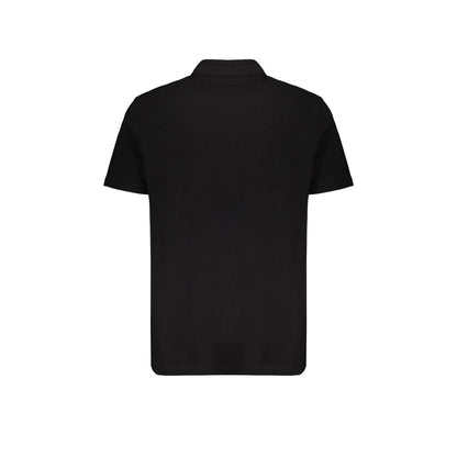 Black Cotton Polo Shirt