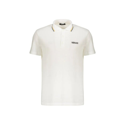 White Cotton Polo Shirt