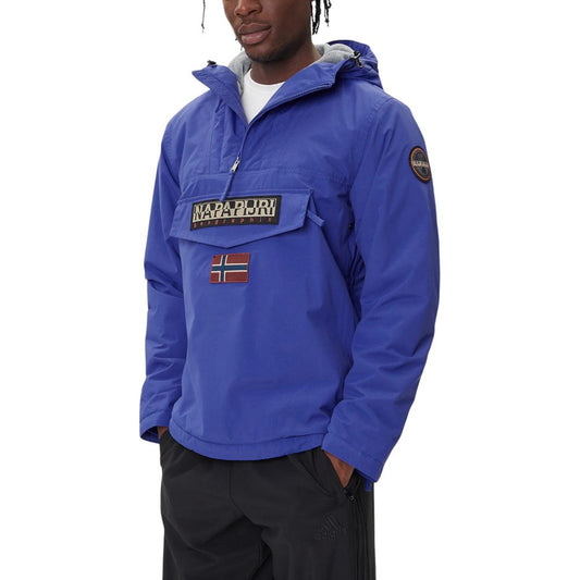 Blue Polyamide Shell Jacket