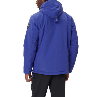Blue Polyamide Shell Jacket