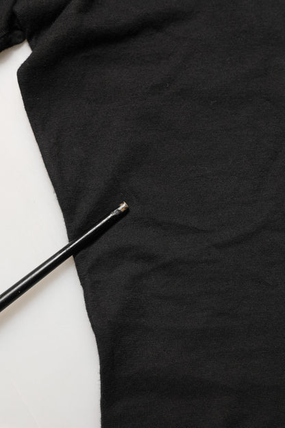 Black DG Logo Cotton Round Neck Tee T-shirt