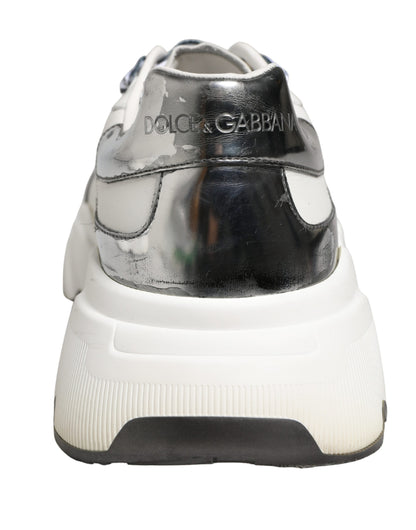 White Silver Daymaster Low Top Men Sneakers Shoes