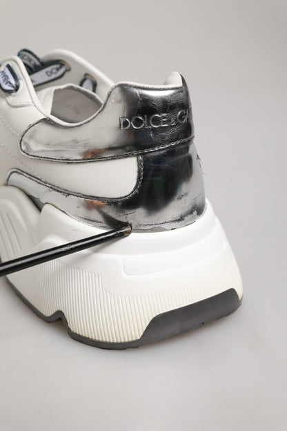 White Silver Daymaster Low Top Men Sneakers Shoes