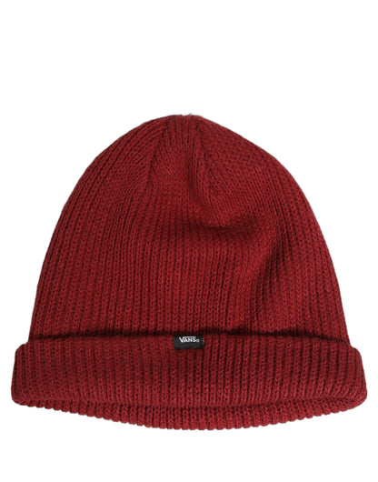 Women Bordeaux Wool Knitted Winter Beanie Capello Hat
