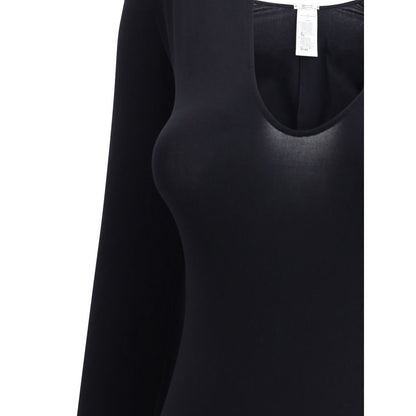 Black Polyamide Bodysuit