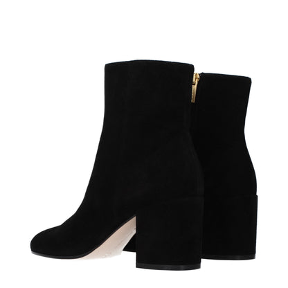 Black Leather Ankle Boots