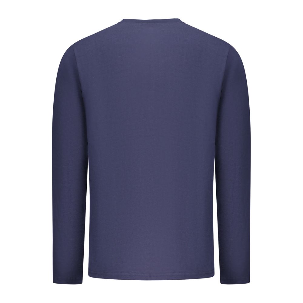 Blue Cotton Men's T-Shirt