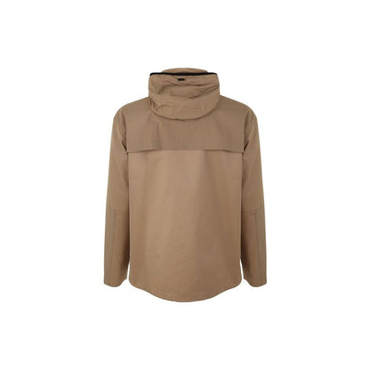 Brown Cotton Shell Jacket