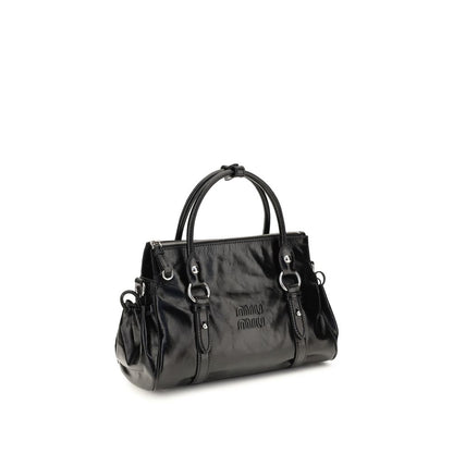 Black Calf Leather Bos Taurus Handbag