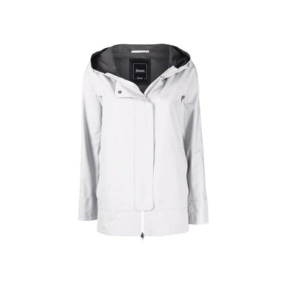 Gray Polyester Shell Jacket