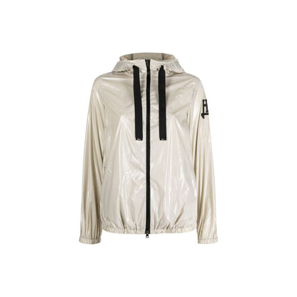 Beige Polyamide Shell Jacket