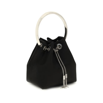 Black Cotton Shoulder Bag