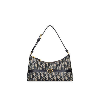 Blue Cotton Shoulder Bag