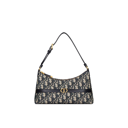 Blue Cotton Shoulder Bag
