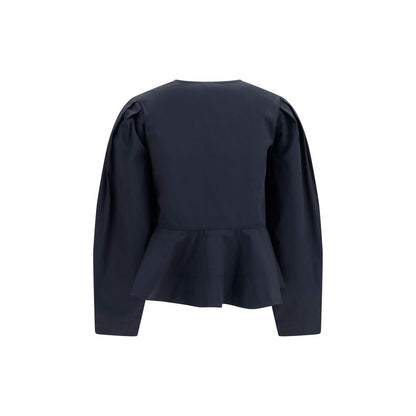 Black Cotton Blouse