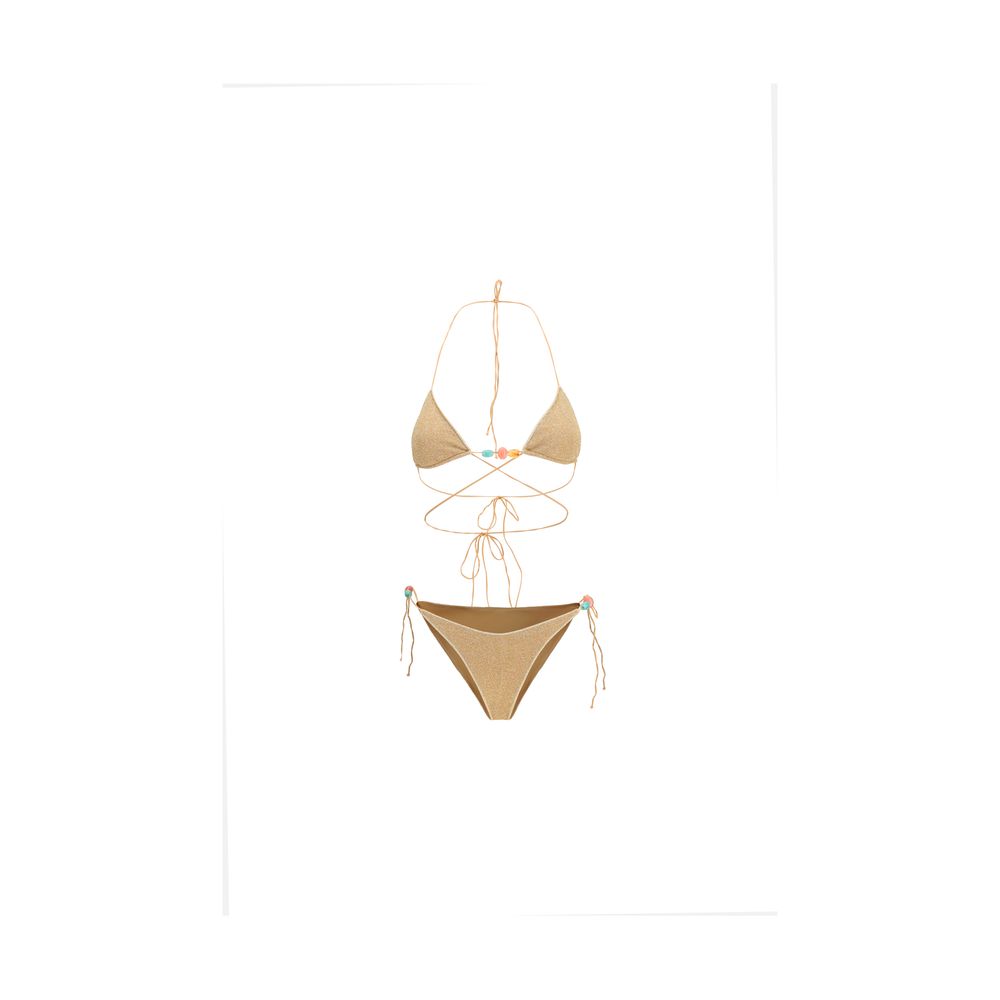 Gold Polyamide Bikini