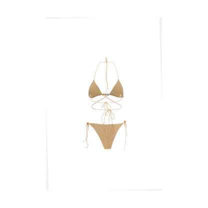 Gold Polyamide Bikini
