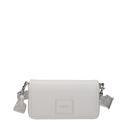White Leather Crossbody Bag