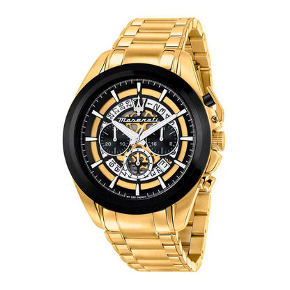 Gold Stainless Steel Dress Watch