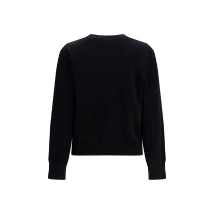 Black Cotton Sweatshirt
