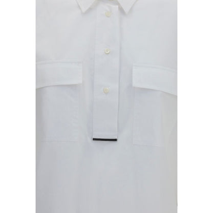 White Cotton Dress Shirt