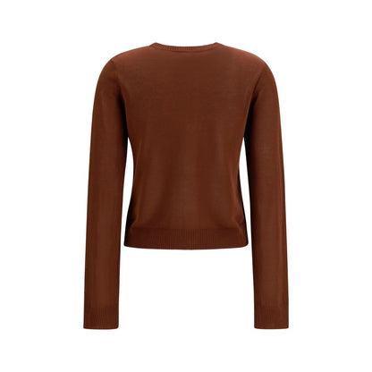 Brown Cotton Cardigan