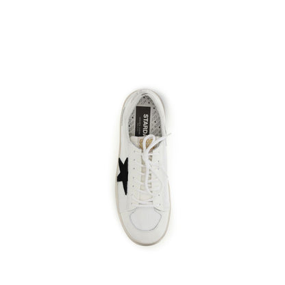 White Calf Leather Bos Taurus Sneakers