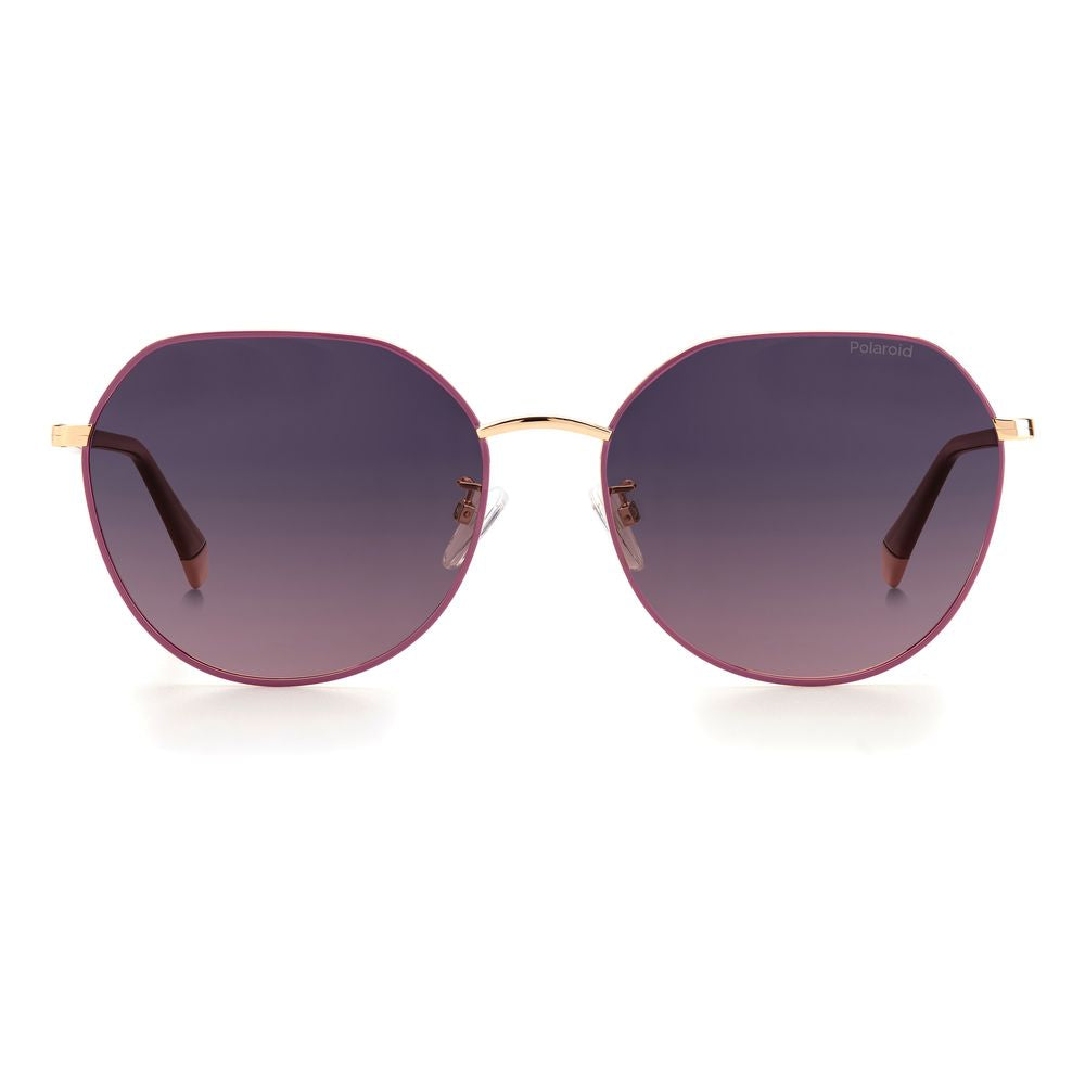 Rose Gold Metal Sunglasses