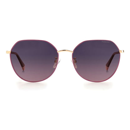 Rose Gold Metal Sunglasses