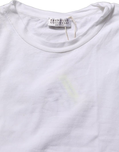 White SleeveLess Crew Neck Tank Blouse Top