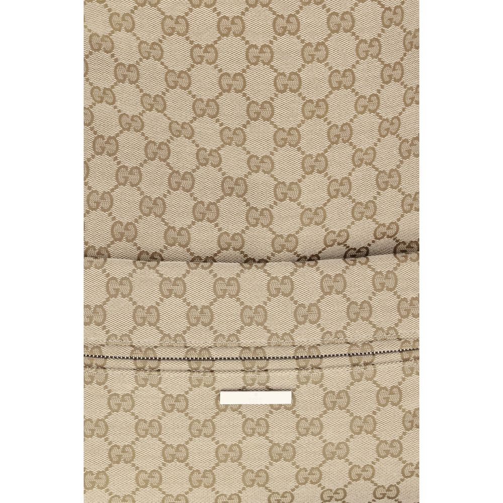 Beige Polyester Backpack