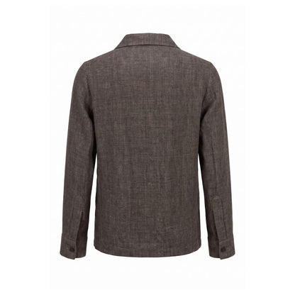 Grey Linen Men's Jacket