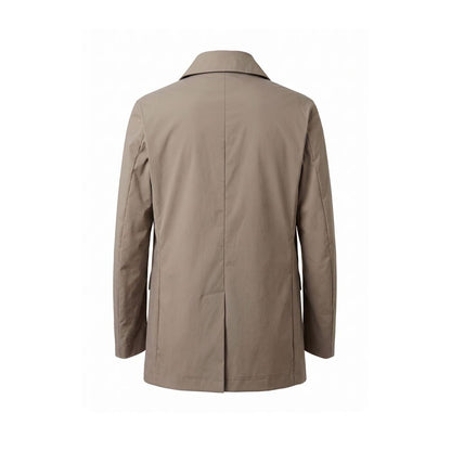 Brown Cotton Men's Jacket