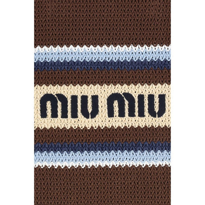 Multicolor Recycled Cotton Shoulder Bag