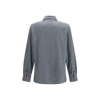 Gray Wool Oves Aries Shirt