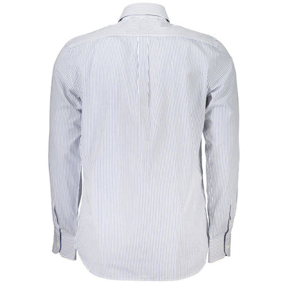 Blue Cotton Men's Shirt