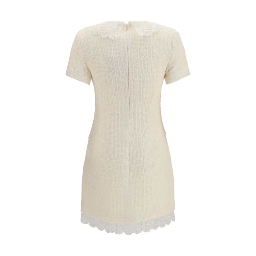 Beige Polyester Casual Dress