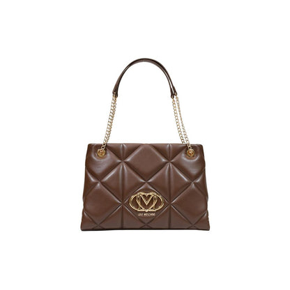 Brown Polyethylene Handbag